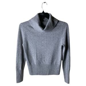 Vintage Ann Klein Sport Cashmere Sweater Womens Medium Long Sleeve Cowl Neck Top